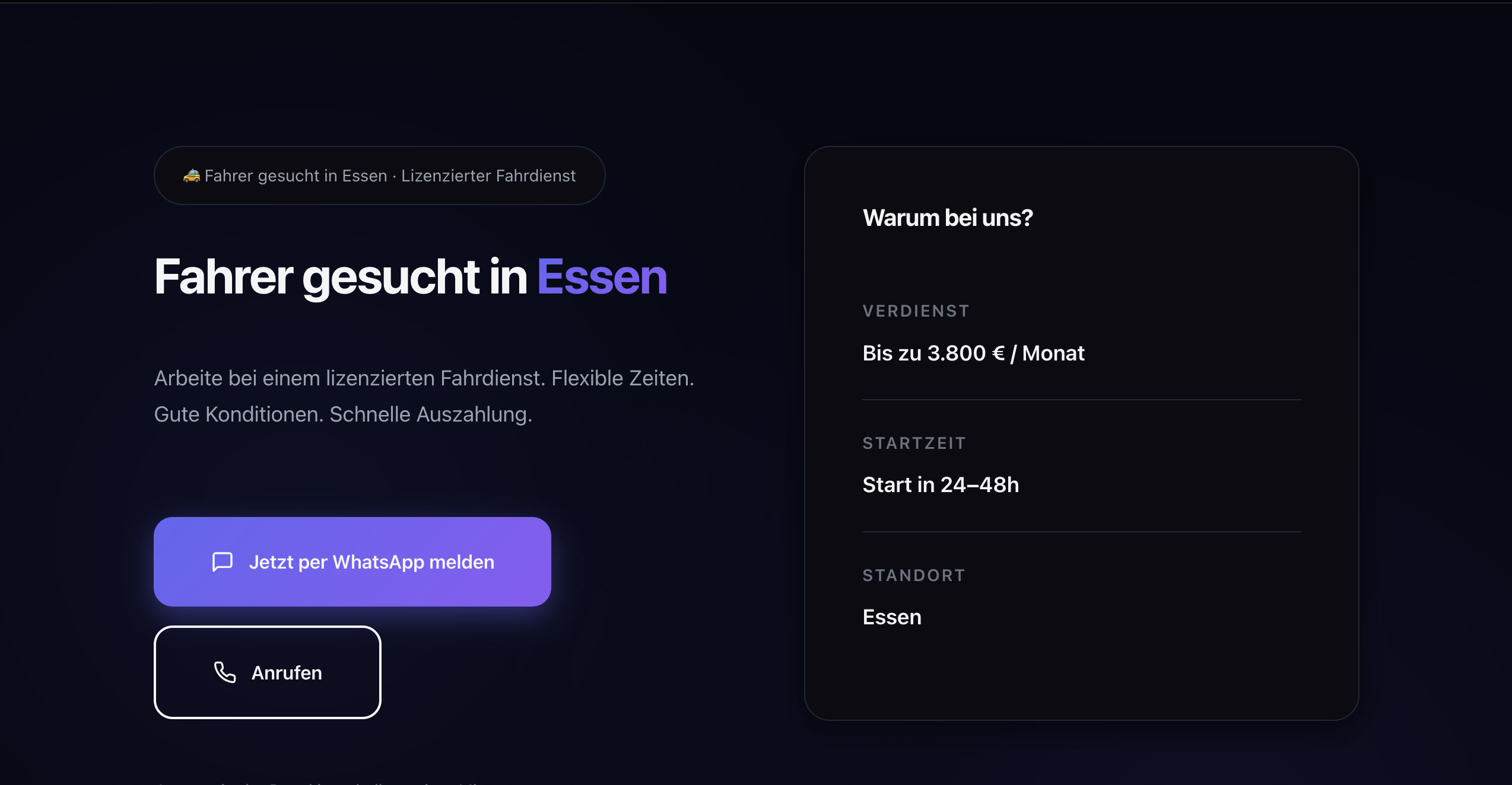 SimpleSites template preview